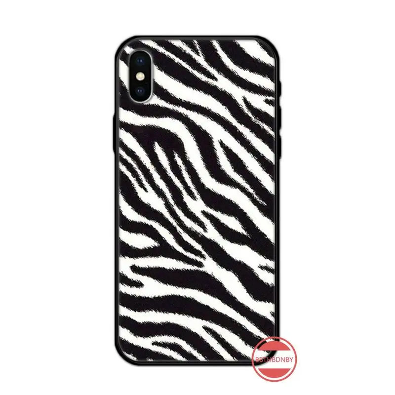 

Zebra black and white stripes fashion pattern luxury Phone Case coque for iPhone 11 12 pro XS MAX 8 7 6 6S Plus X 5S SE 2020 XR