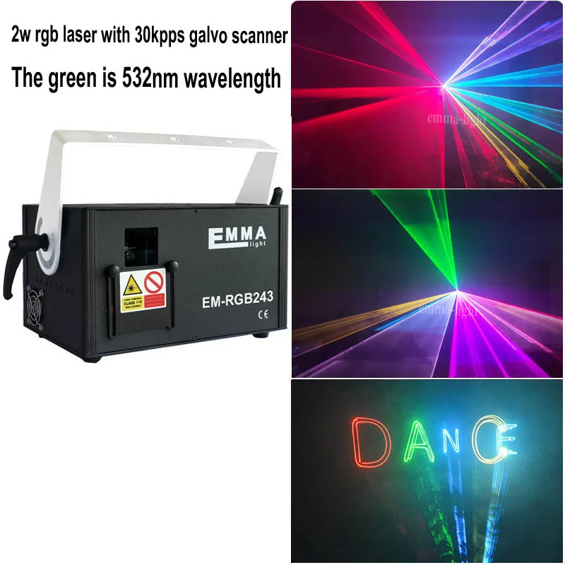 DMX+ ILDA+ SD+ 2D+ 3D многоцветный 3 Вт rgb лазерный светильник/dj светильник s/сценический светильник/лазерный проектор - Цвет: 2w rgb laser 30k
