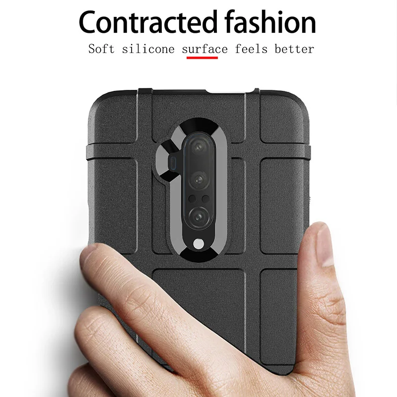 Shockproof For oneplus 7t Pro Case Armor Anti-shock Soft Bumper phone Cover case one plus 7 pro |