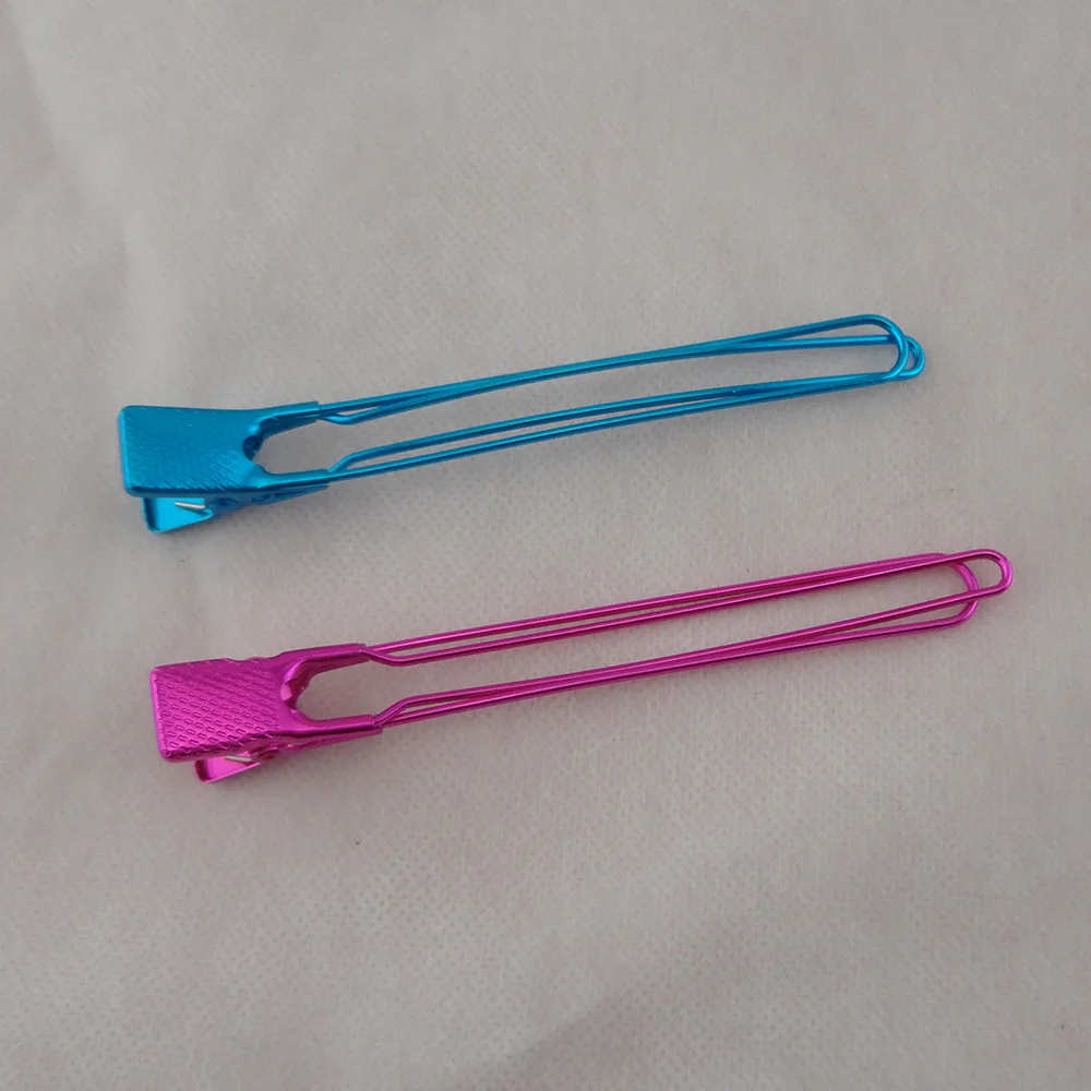 Металлическая алюминиевая филигранная Заколка-Аллигатор Fushia для женщин зажим