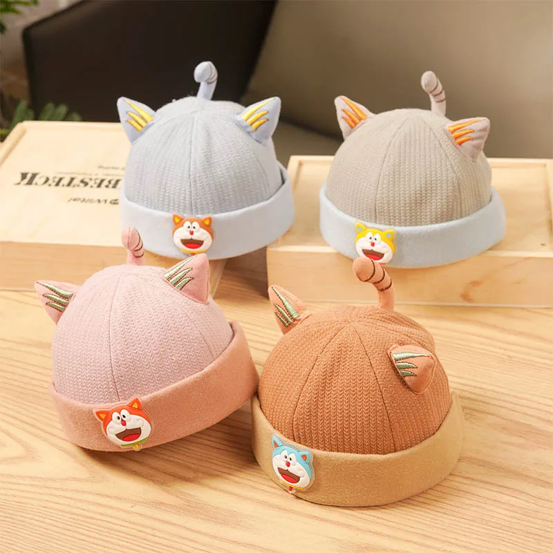 

Новые Аниме периферийные шапки Doraemon Осень-Зима плотная Стильная шапка владельца Индивидуальные детские шапки рождественские подарки на де...