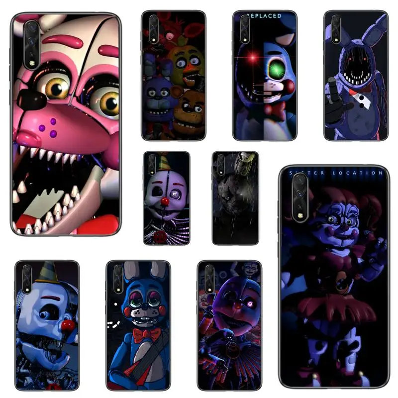

TOPLBPCS Fnaf Animatronics Phone Case For Redmi 4X 5plus 6 7 8A 9 Note 9s 4 8 T 9 10 pro Cover Fundas Coque