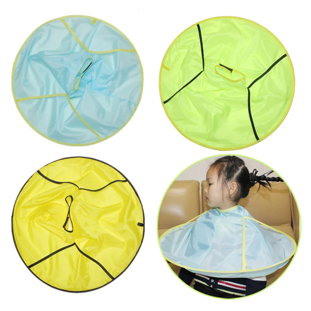 Складной Детский фартук для мытья волос накидка стрижки нагрудники шарф