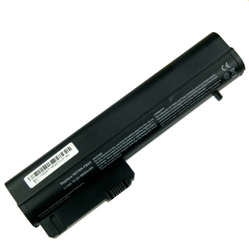 Аккумулятор 6600 мАч для ноутбука HP2530P 2540P 2510P NC2400 NC2410 EH767AAA EH768AAAA HSTNN-DB22 DB23 DB65 FB21 FB22