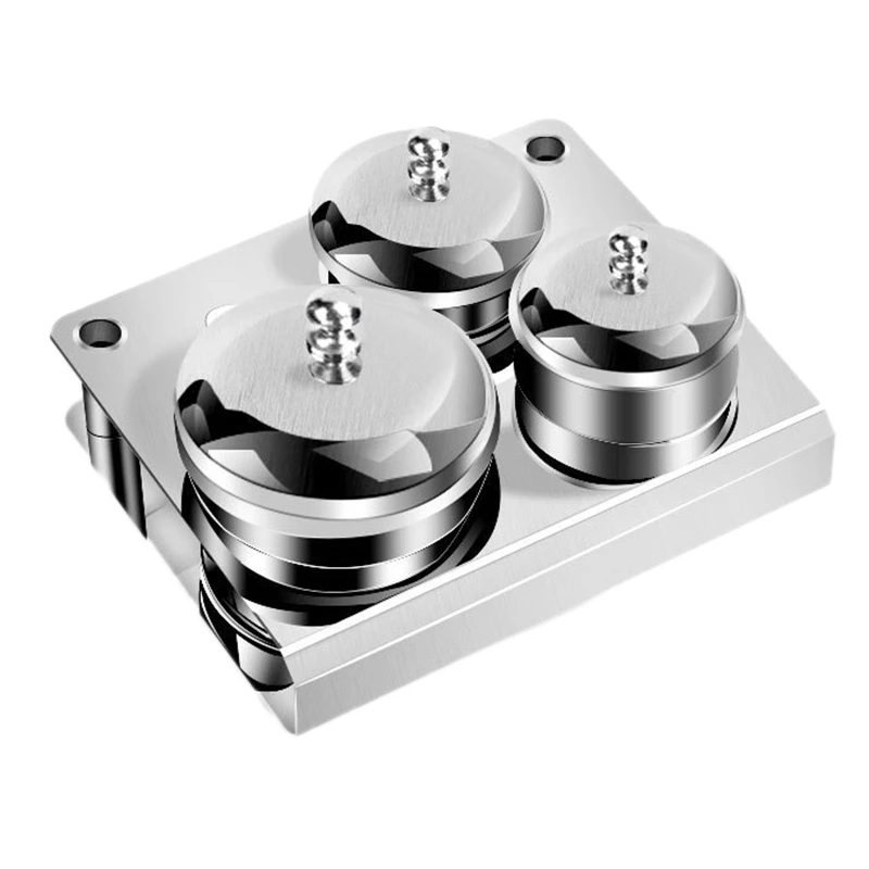 

3Pcs/Lot Mini Stainless Steel Nail Art Tray Container Liquid Powder Holder Professional Manicure Tools Salon