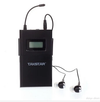

Takstar wpm-200/wpm200 UHF Wireless Monitor System use for recording studio/on-stage Monitoring 1 Transmitter+5 Receivers