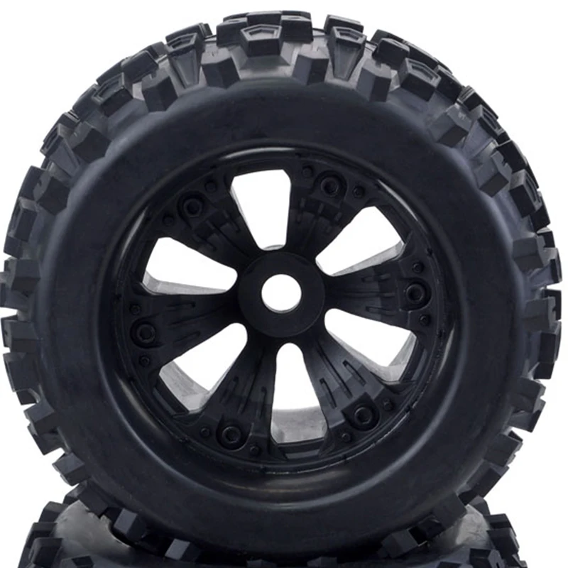 

4Pcs 170mm Wheel Rim and Tires for 1/8 Truck Traxxas HSP HPI E-MAXX E-Revo ZD Racing RC Car Accessories