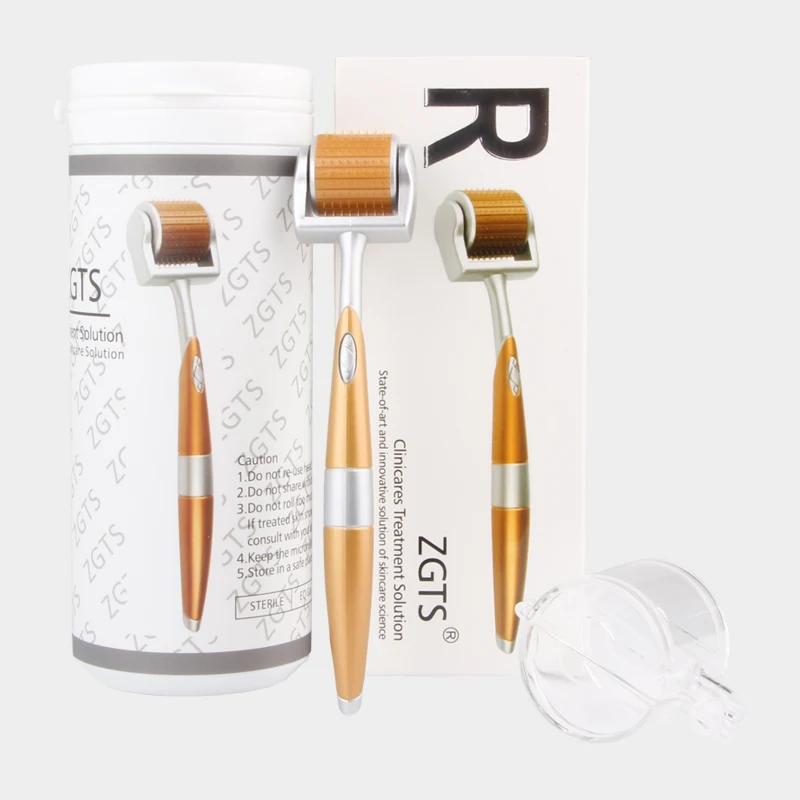 ZGTS192 Derma Roller бесшовная микроигла титановая игла для ухода за кожей лечение бороды