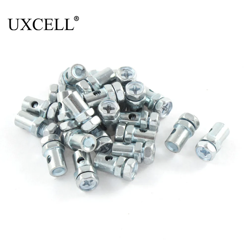 UXCELL 15 шт. 25 50 100 2 мм Phillips винт кабель для мотоцикла болты верхний фитинг без