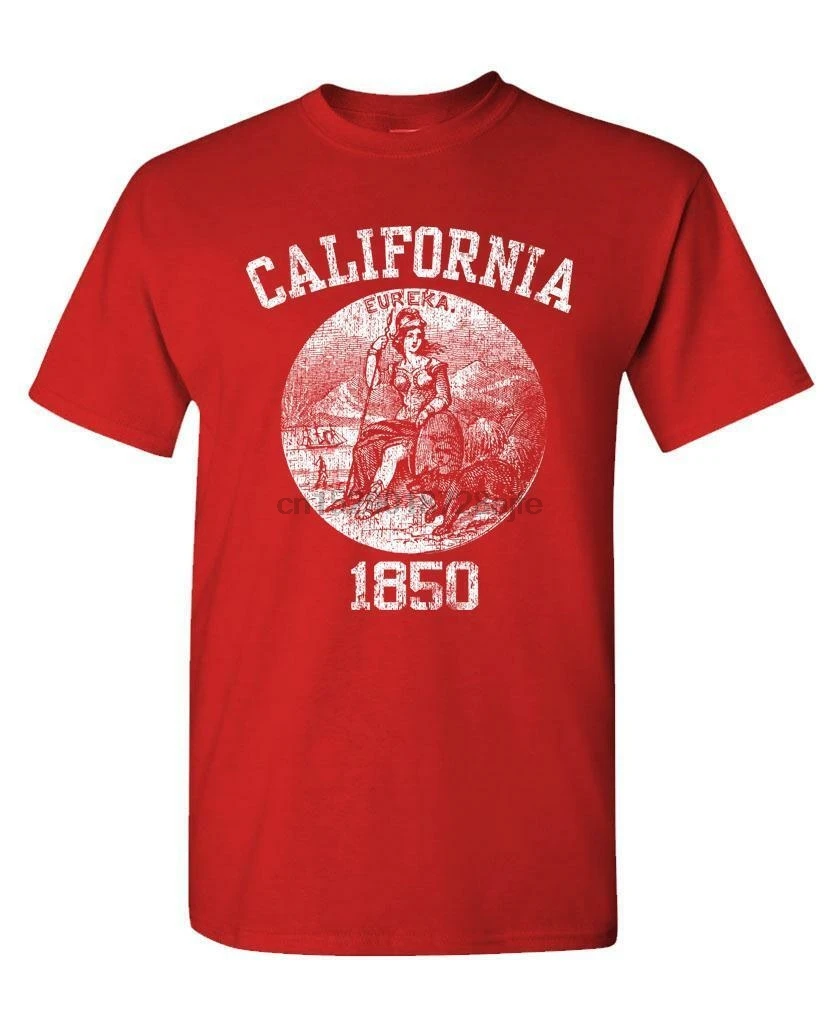 

CALIFORNIA STATE SEAL - Unisex Cotton T-Shirt Tee Shirt