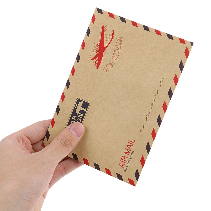 

10 Pcs Mini Airmail image Paper Envelope Fashion Cute Kawaii Korean Stationery For Cards