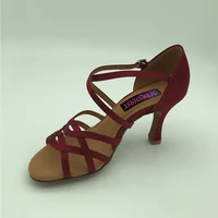 8 5cm high heel latin dance shoes for women salsa shoes pratice shoes comfortable shoes ballroom shoes ms6228bgs low heel