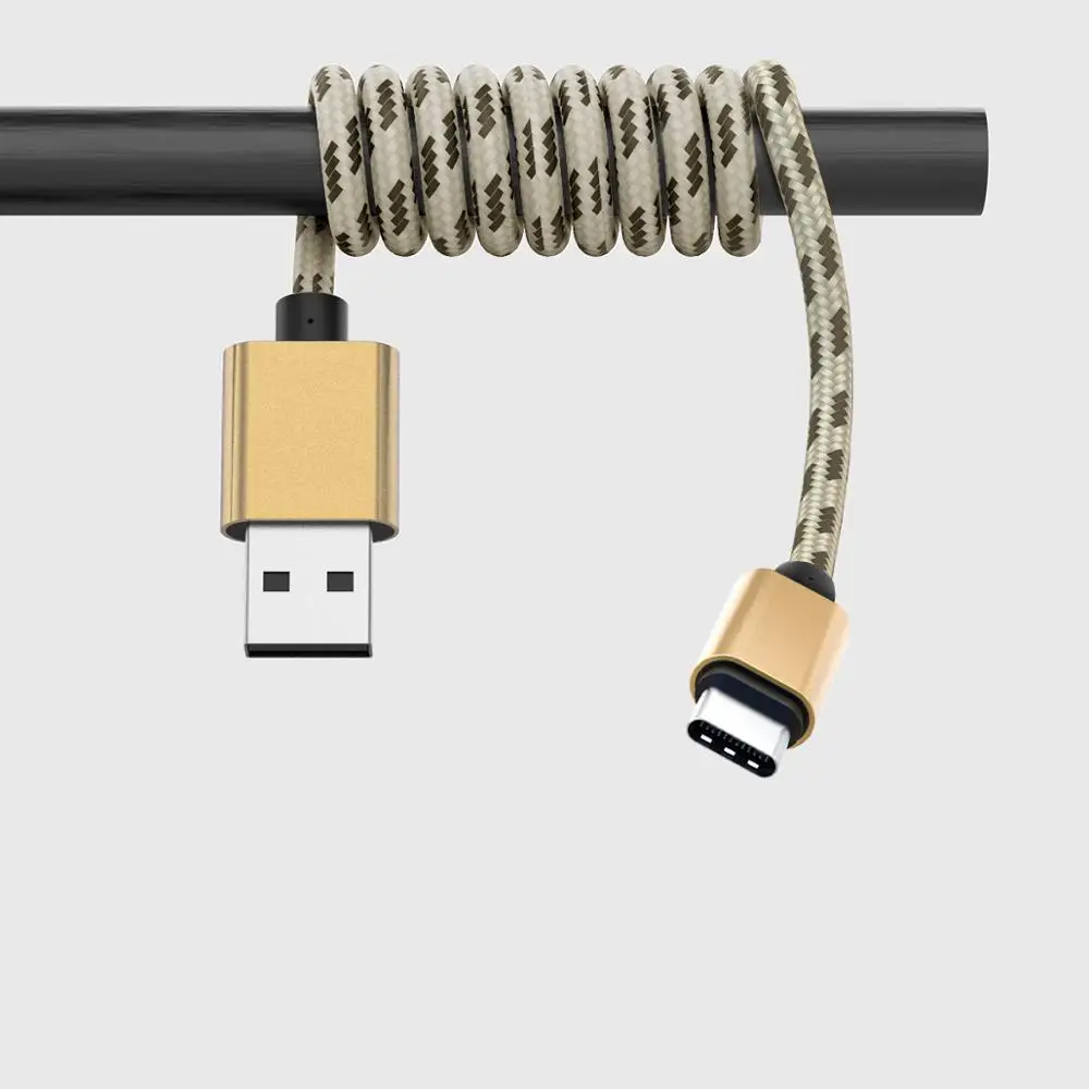 Yellow for Type-C TeckNet зарядное устройство кабель Micro Usb кабель для iphone 11 usb type C Быстрая Зарядка адаптер зарядное устройство провод для samsung huawei Xiaomi шнур - Цвет: Yellow for Type-C