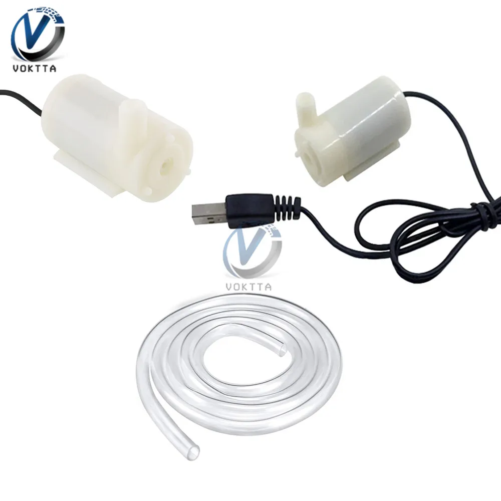 Погружной мини насос с бесщеточным двигателем 100 л/ч 3 В постоянного тока низким