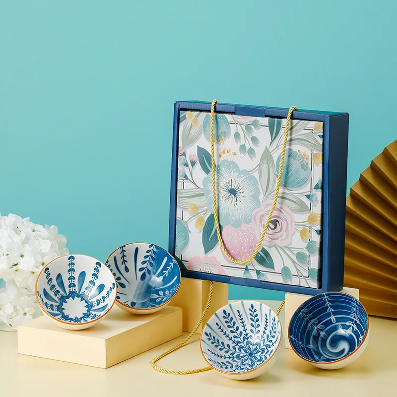 Набор японских керамических чашек в виде клевера японская Подарочная чаша набор