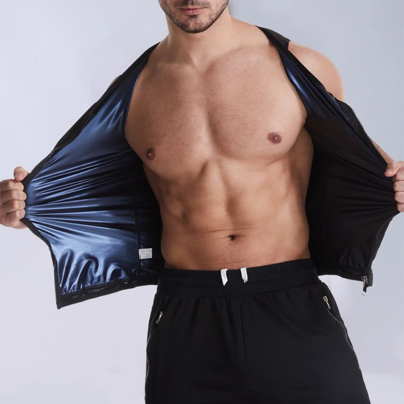 Спортивный жилет для мужчин и женщин на молнии моделирующее белье тренировок