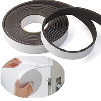 soft 5m self adhesive window sealing strip car door noise insulation rubber dusting sealing tape window accessories
