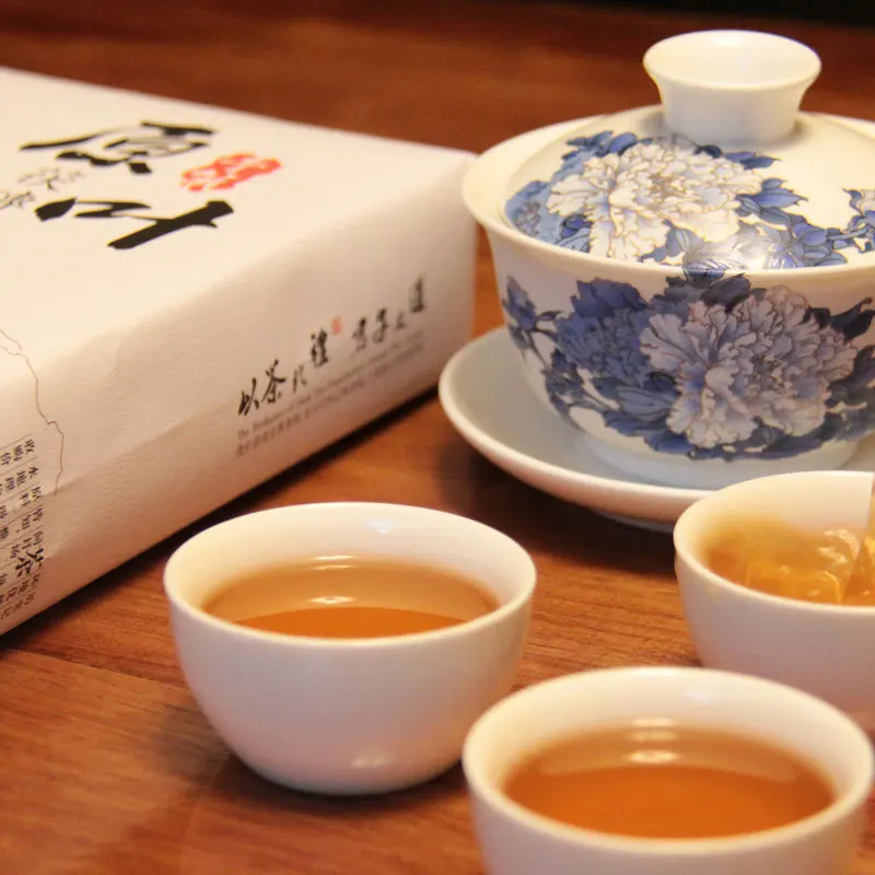 

2017 Hunan Jin Hua Fu Zhuan Golden Flower Fu Brick Tea for Detoxification and Anti-fatigue
