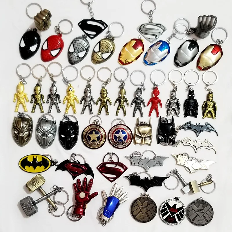 Avengers Endgame Loki Scepter Keychain For Men Thor's Hammer Mjolnir Axe Key Chain Jewelry Accessories | Украшения и