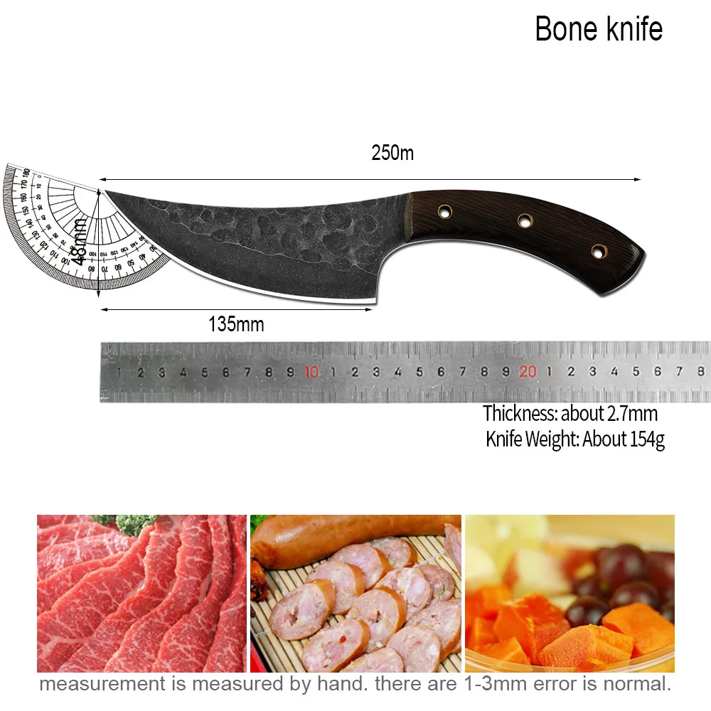 Цин нож обвалочный в японском стиле практичный Нержавеющая сталь Кухня обвалки