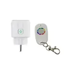 Радиочастотная розетка с дистанционным управлением, 220 В переменного тока, штепсельные вилки европейского стандарта с передатчиком питания европейского стандарта, 433 МГц