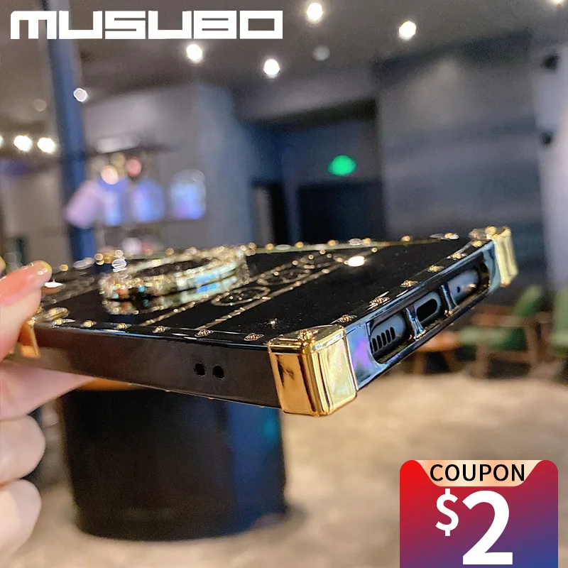 Musubo Luxury Phone Case For Samsung Galaxy A72 A32 A71 A51 A52 A12 5G S21 Ultra S20 FE Note 20 Ultra Note 10 Plus Cover Coque