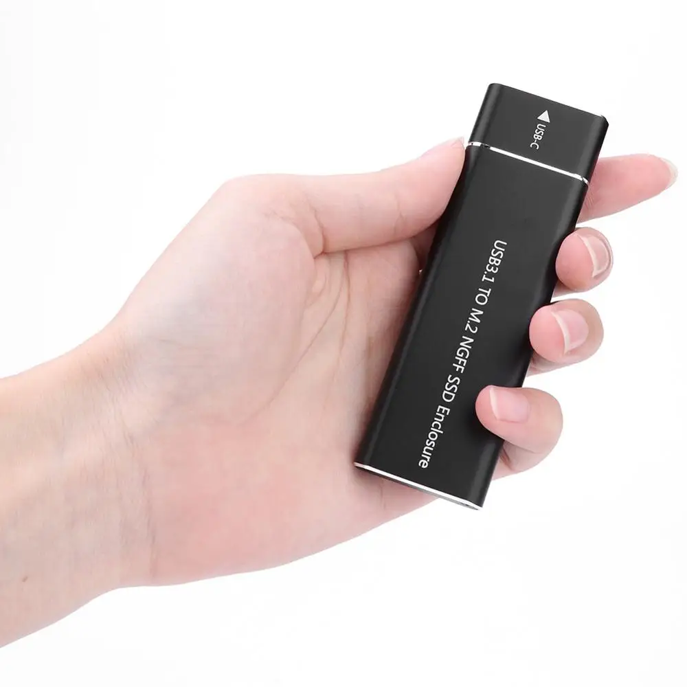 Алюминиевый чехол для M2 SSD USB3.1 Gen 1 Type C на M.2 NGFF 6 гбит/с внешний корпус жесткого