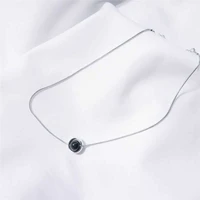 new fashion womens transfer bead necklace creative stone short clavicle chain