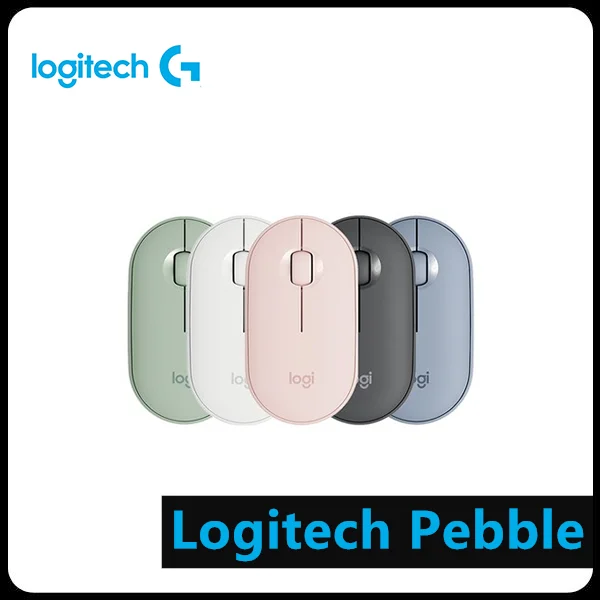 Беспроводная Bluetooth мышь Logitech Pebble 1000DPI тонкая оптическая для слежения