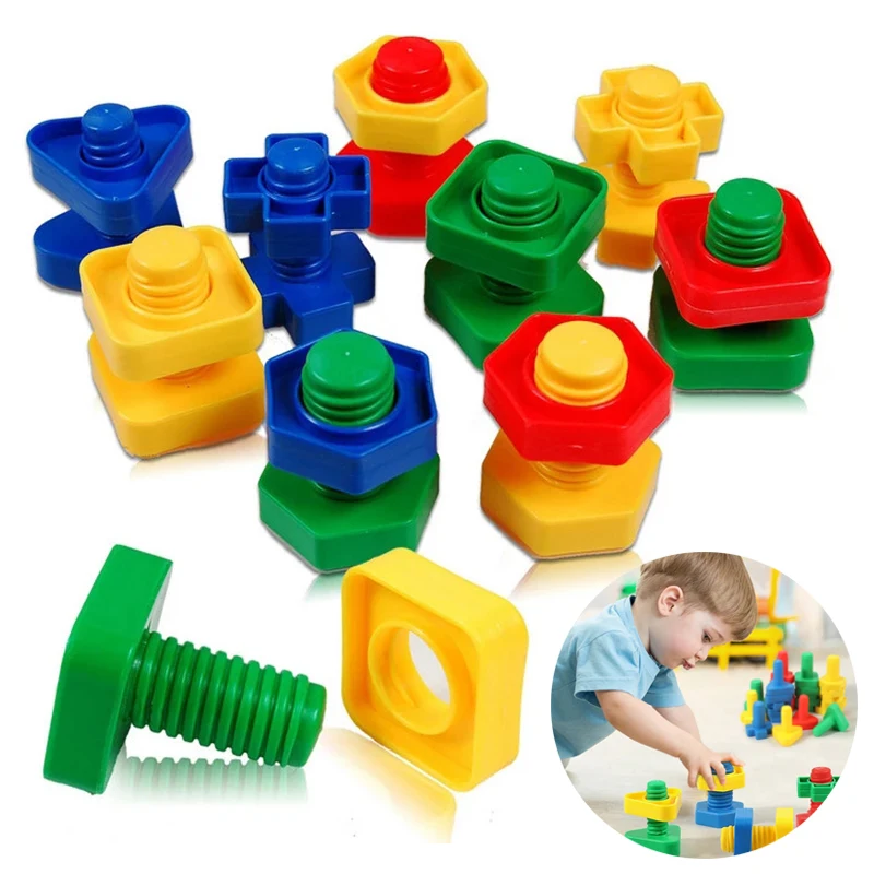 Пазлы с гайкой и в сборе обучающий инструмент для раннего обучения ролевые