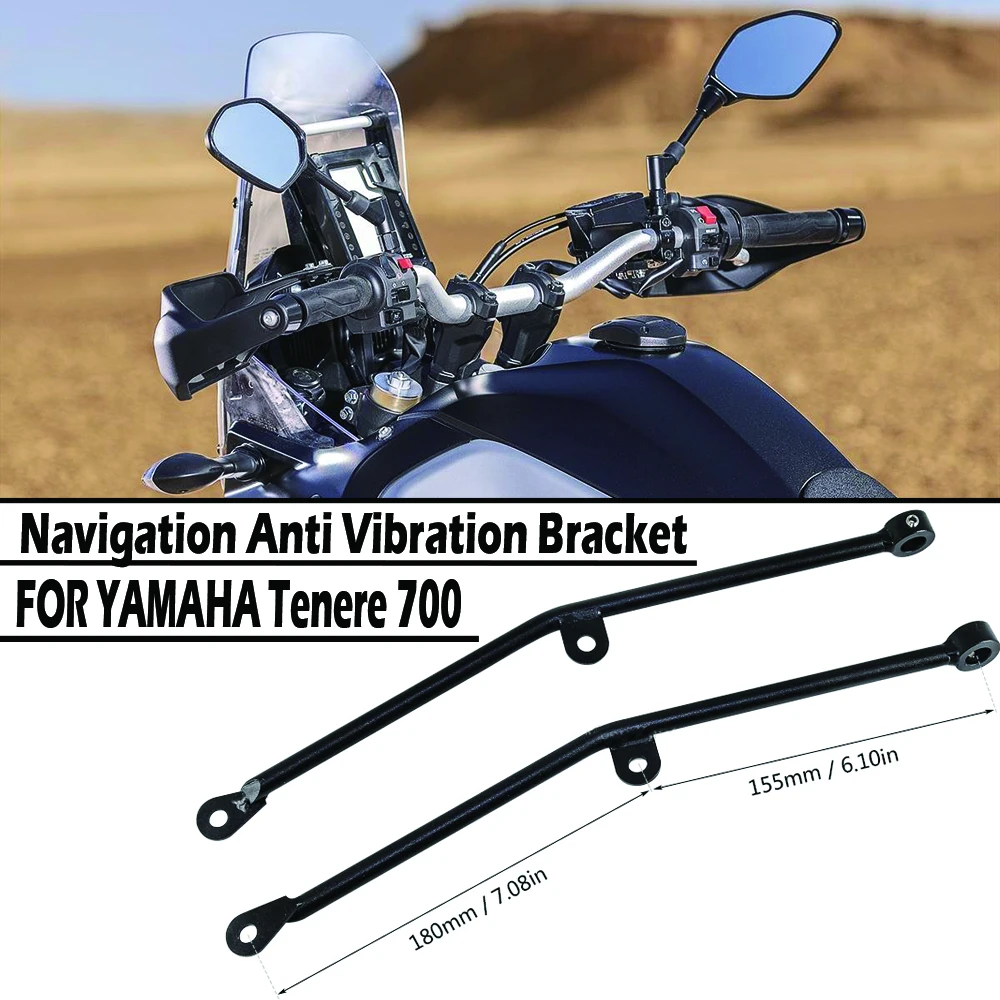 

For YAMAHA Tenere 700 T7 T700 TENERE 700 2020 Motorcycle Navigation Bracket Anti Shake Support Navigation Anti Vibration Bracket