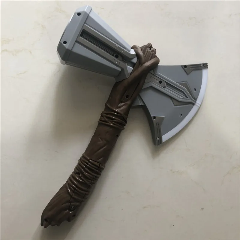 Thor Axe Hammer Stormbreaker звуковое освещение флэш-оружие для косплея роль в фильме детские игрушки Тор громовой Молот гравитационная индукция