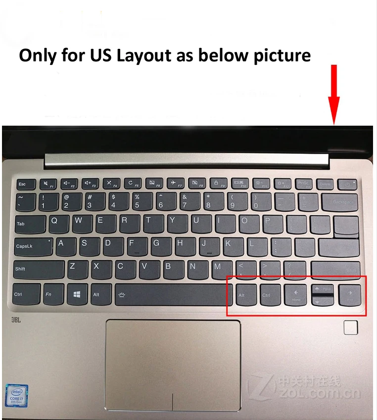 Чехол для клавиатуры ноутбука Lenovo Yoga 530 C740 720 730 920 C930 IdeaPad 720s ThinkBook 13s 14s прозрачная