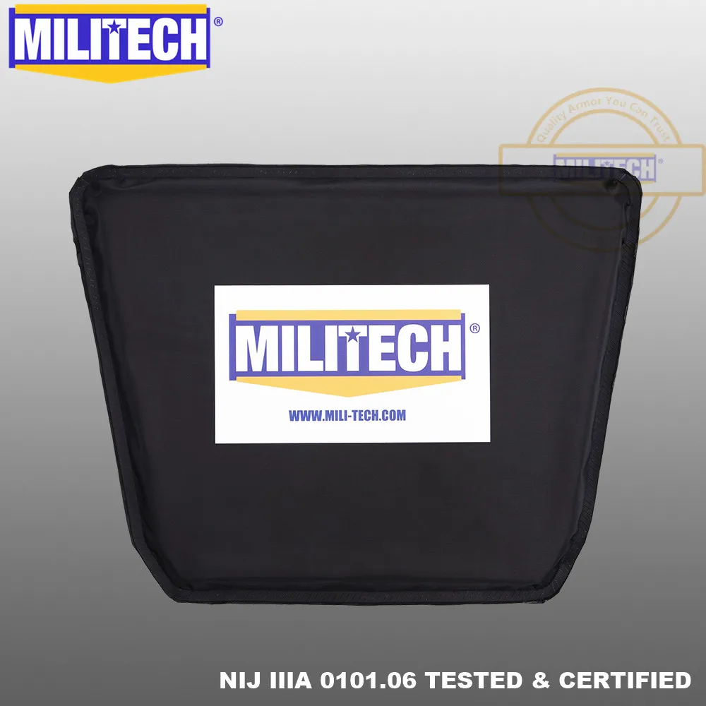 Баллистическая панель MILITECH Groin Aramid пуленепробиваемая пластина мягкая Броня NIJ IIIA