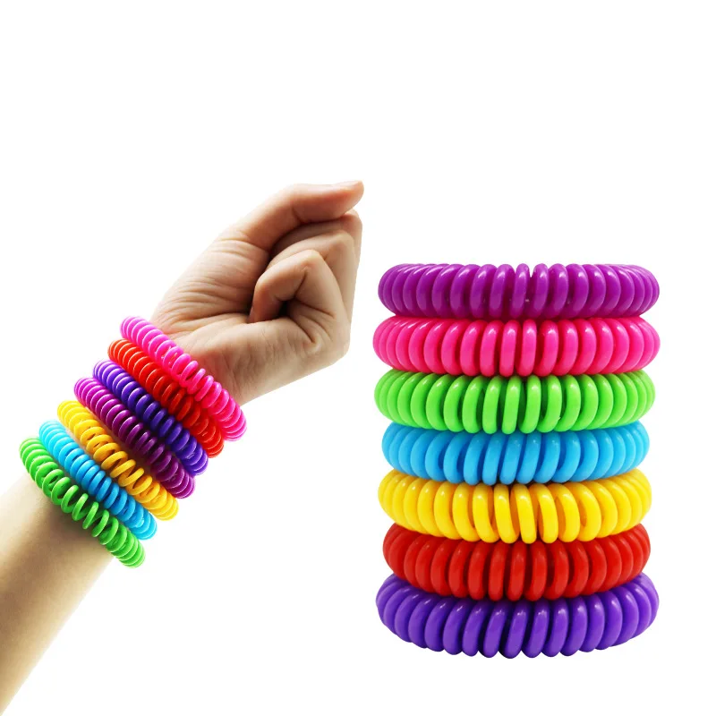 

10pcs Anti Mosquito Repellent Bracelets Multicolor Pest Control Bracelets Insect Protection Camping Outdoor Adults Kids