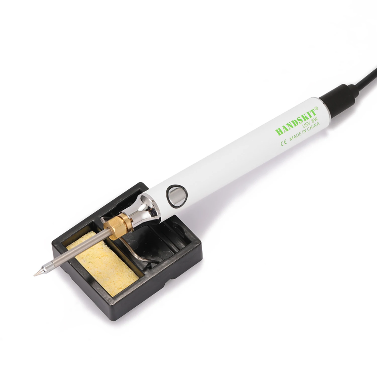 HANDSKIT USB Электрический паяльник наборы 5 в 8 Вт оловянный быстрая зарядка