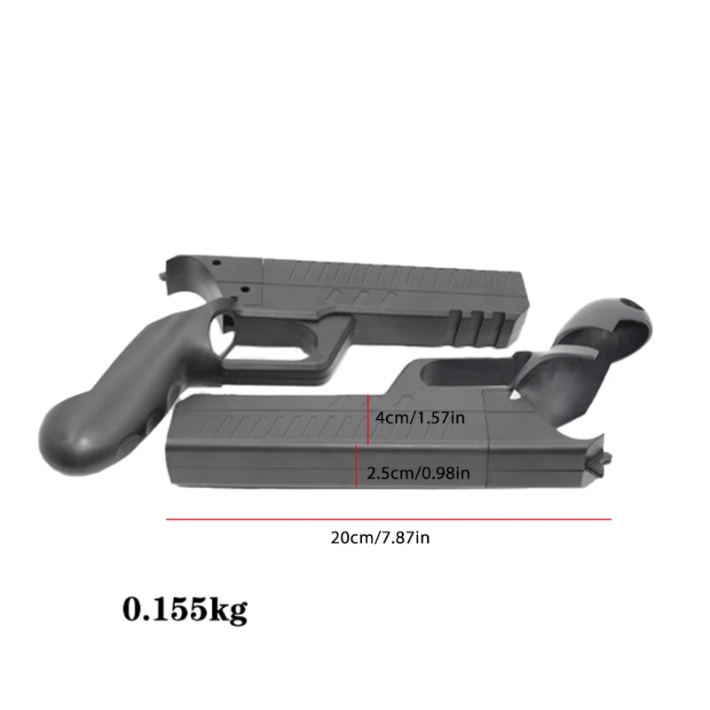 

1 Pair Left & Right VR Game Shooting -Gun Revolver Shooting Game Model -Guns for Oculus Quest VR Controller Accessories