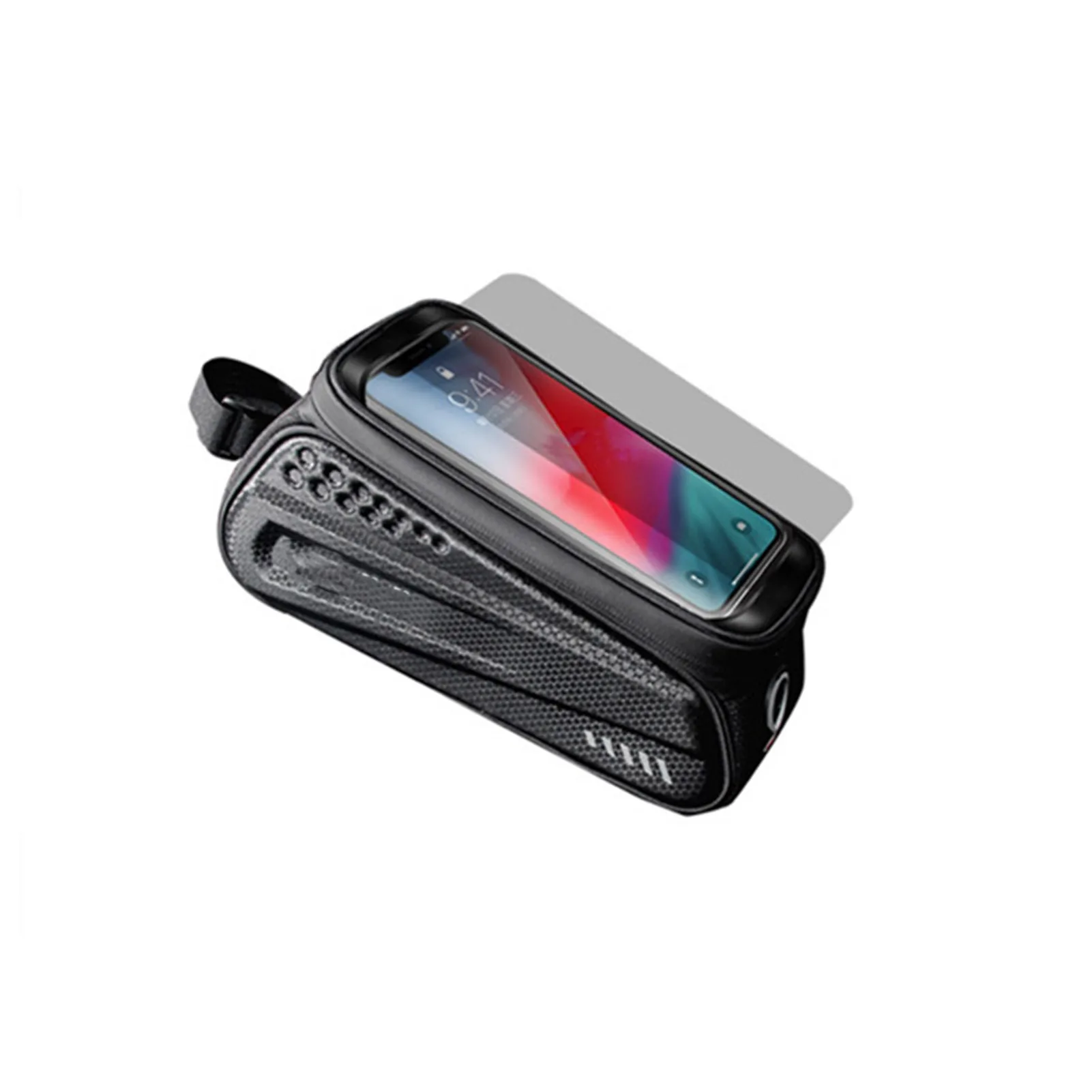 

Велосипедная сумка из ЭВА, жесткий чехол для сенсорного экрана, с креплением для наушников, светоотражающий аксессуар для ночного велосипе...