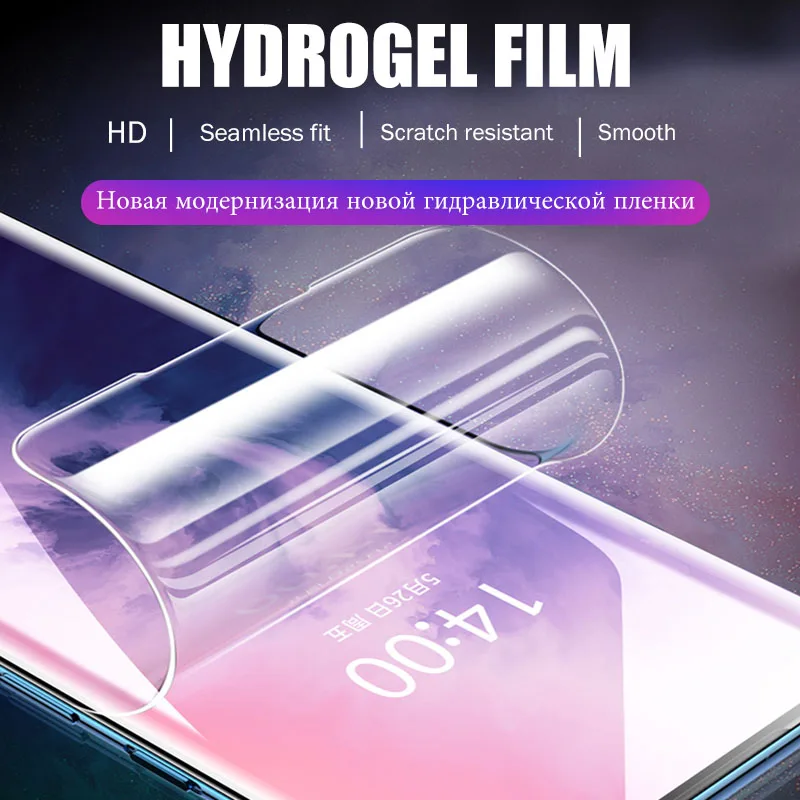 30D изогнутая мягкая Гидрогелевая пленка для Oneplus 7 Pro Защита экрана для Oneplus 6 6T 7T полное покрытие защитная пленка не стекло телефон защитное смартфон гидрогель