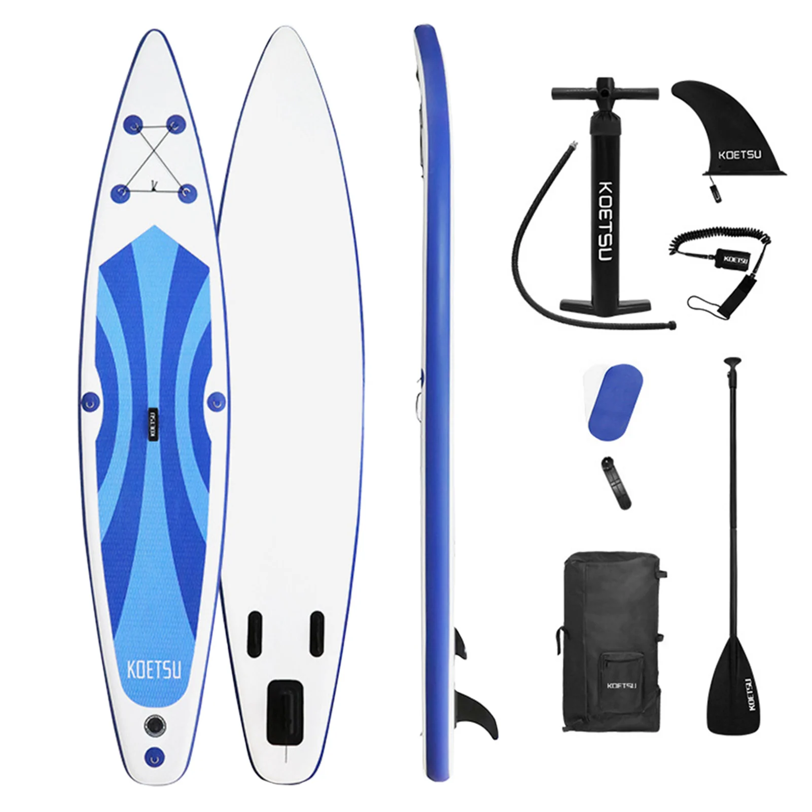 

Inflatable Stand Up Paddle Board Surfboard with Accessory Carry Bag Inflatable Board Non-slip Deck Paddle Board