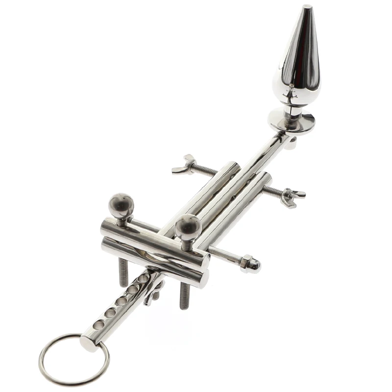 Многофункциональный пояс верности для мужчин из нержавеющей стали с анальной