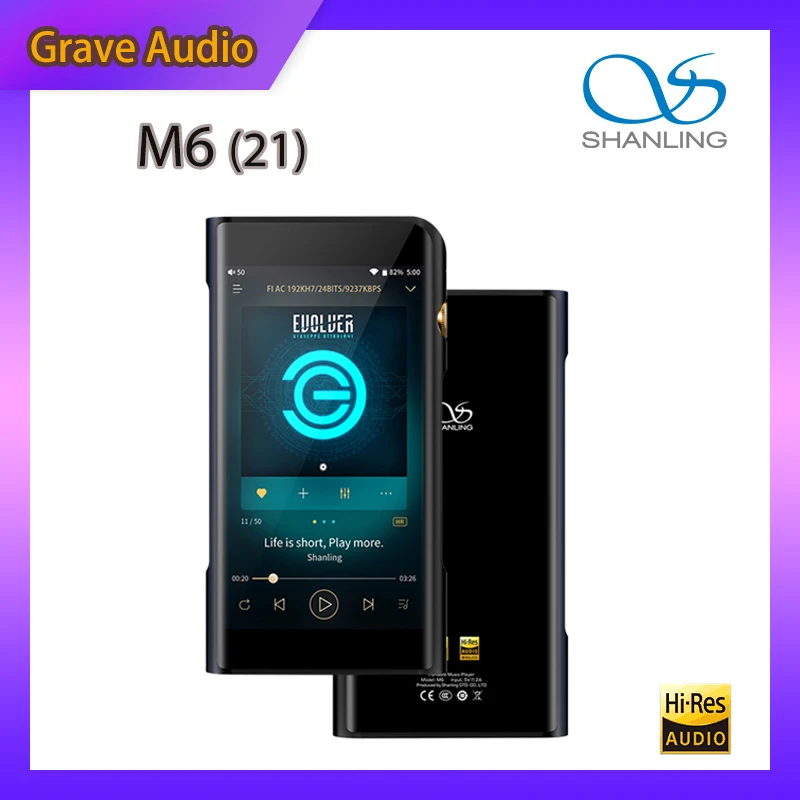 Shanling M6 21 MQA Dual ES9038Q2M Android OS сбалансированный портативный музыкальный плеер MP3 2 *