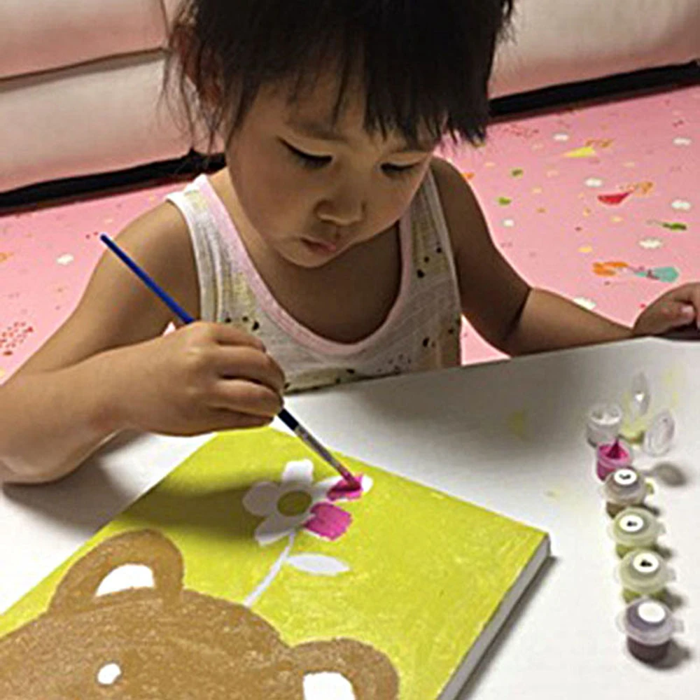 DIY картина по цифрам для детей простые раскраски номерам с рамкой детские подарки