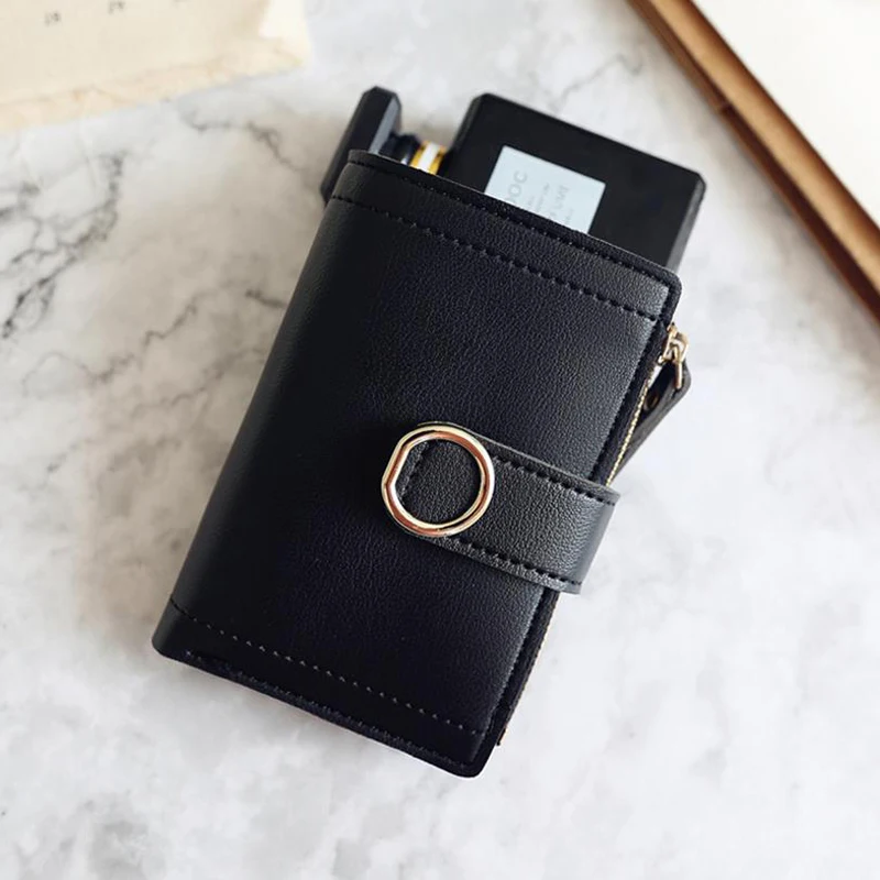 Women Wallets Small Fashion Brand Leather Purse Ladies Card Bag For Women Clutch Women Female Purse Money Clip Wallet