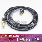 LN007092 2,5 мм 4,4 мм XLR 3,5 мм черный 99% чистый кабель для наушников PCOCC для Sennheiser IE400 IE500 Pro
