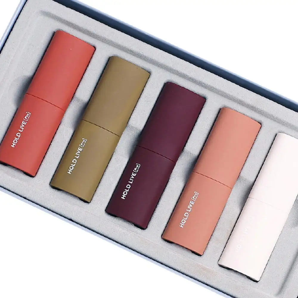 Pumpkin Lipstick Cream Cat Shape Long Lasting Waterproof 5 Colors Batom Matte Nude For Perfect Look Beauty Women Girls |