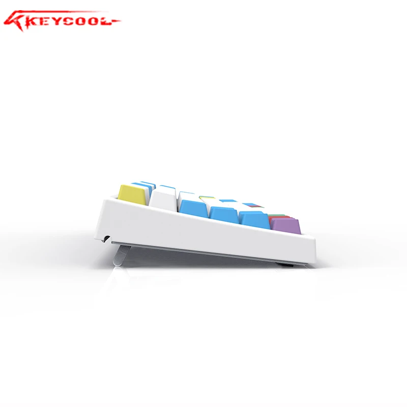 Keycool 84RGB подсветка механическая клавиатура PBT keycap Gateron Hotswaple переключатель