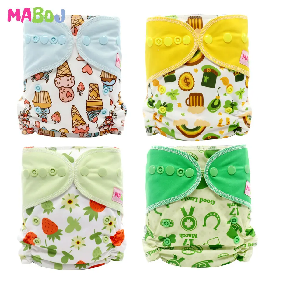 PD3-1-6 MABOJ тканевые подгузники, Детские карманные подгузники, много, двойная ластовица, синие подгузники, моющиеся, многоразовые подгузники, водонепроницаемые,, Прямая поставка - Цвет: PD3-1-6