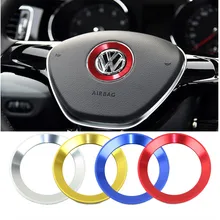 Эмблема рулевого колеса автомобиля подходит для 2011- VW Volkswagen golf 6 golf 7 POLO CC Tiguan PASSAT TOURAN Scirocco BEETLE