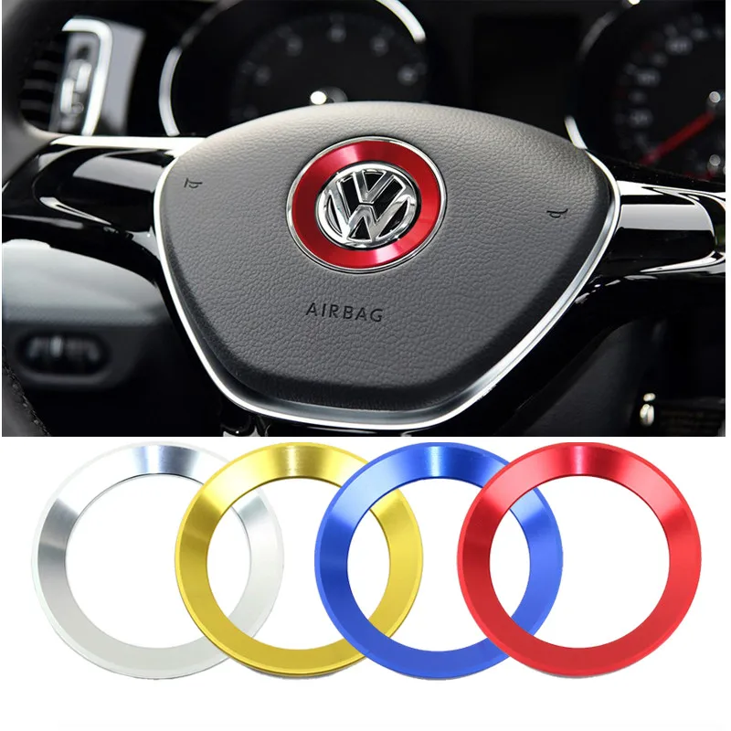 Эмблема на руль автомобиля подходит для Volkswagen golf 6 7 POLO CC Tiguan PASSAT TOURAN Scirocco BEETLE 2011-2016